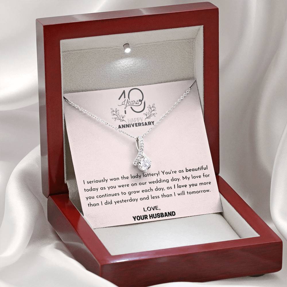 10 Year Wedding Anniversary Necklace