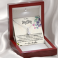 To My Mom from Your Daughter Ribbon Necklace