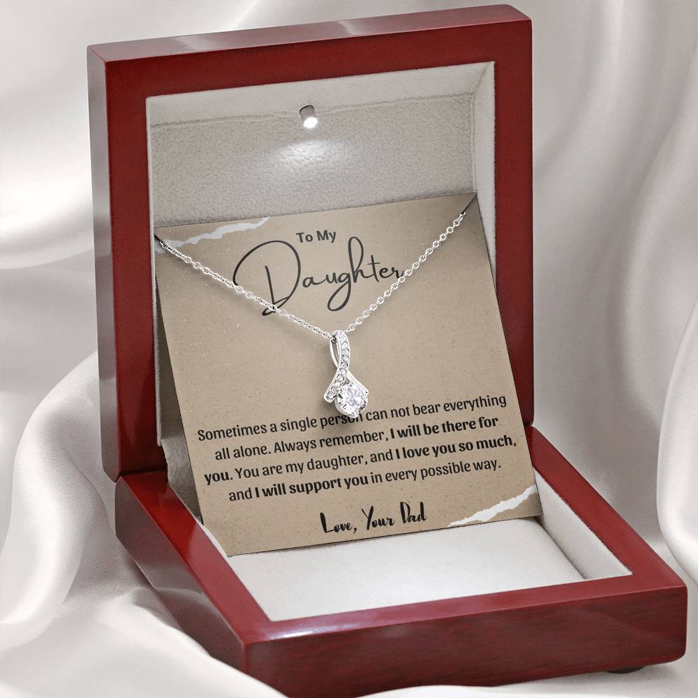 To My Daughter from Dad Necklace