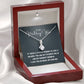 To My Military Wife Love Necklace