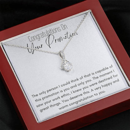 Congratulations On Your Promotion Necklace