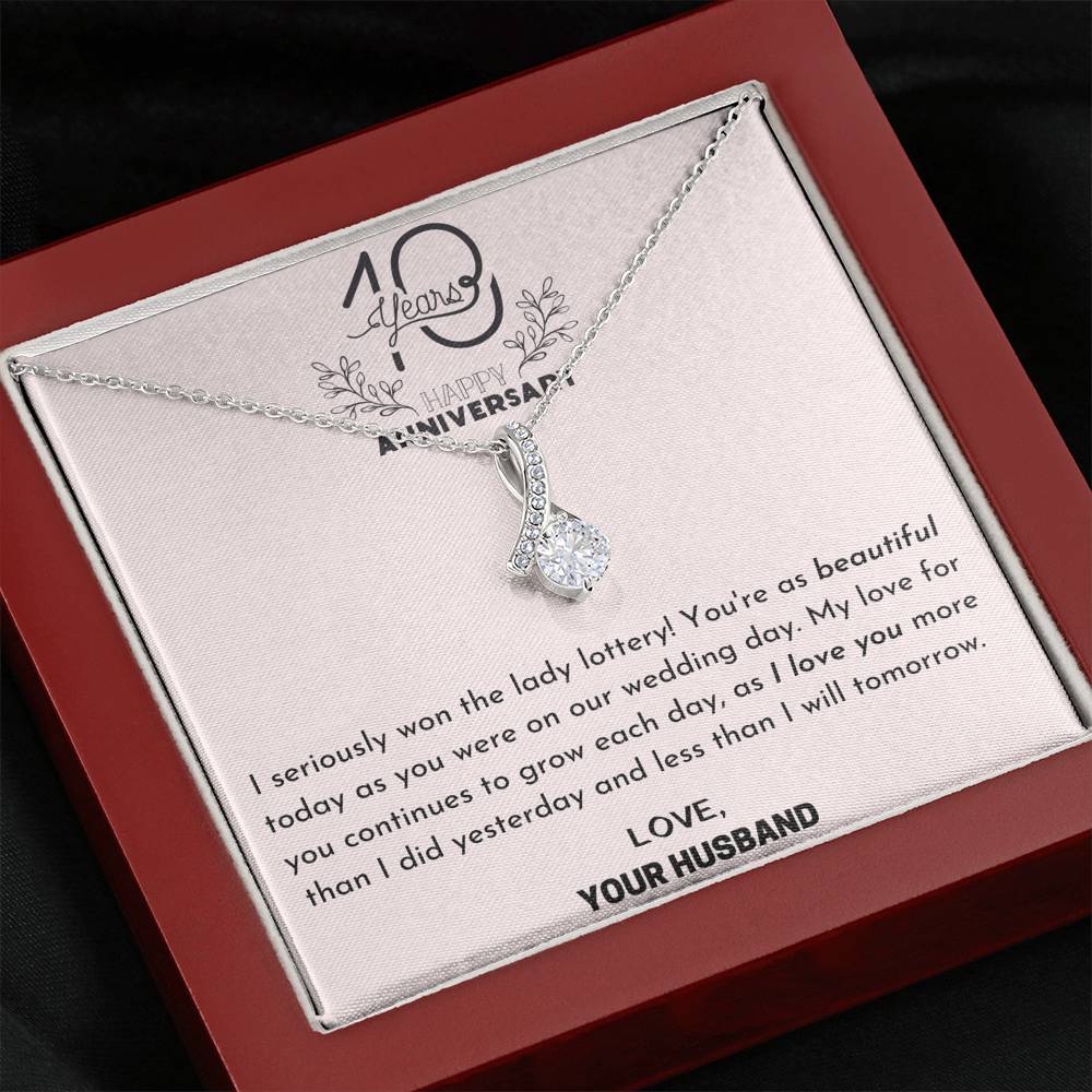 10 Year Wedding Anniversary Necklace