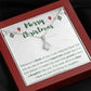 Merry Christmas Ribbon Daughter Necklace