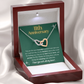 11th Anniversary Interlocking Hearts Necklace