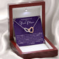 Congratulations To A New Mom Interlocking Hearts Necklace