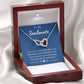 To My Soulmate Interlocking Hearts Necklace