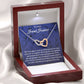 To My Soul Sister Interlocking Hearts Necklace