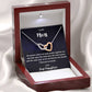 To My Mom Interlocking Hearts Necklace