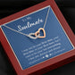 To My Soulmate Interlocking Hearts Necklace