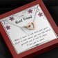 To My Best Friend Interlocking Hearts Necklace