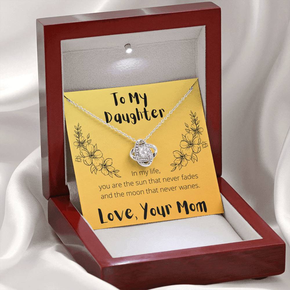 To My Daughter You Are The Sun Necklace