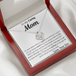 To My Mom Necklace Gift from Son, Mother's Day Gift for Mom from Son, Mom Necklace Birthday Gift from Son, Mother Son Gift from Mom