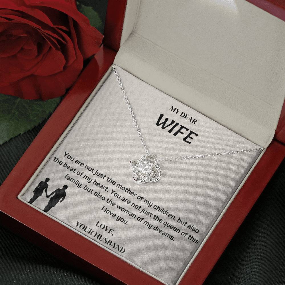 To My Wife and Mother of My Children Necklace