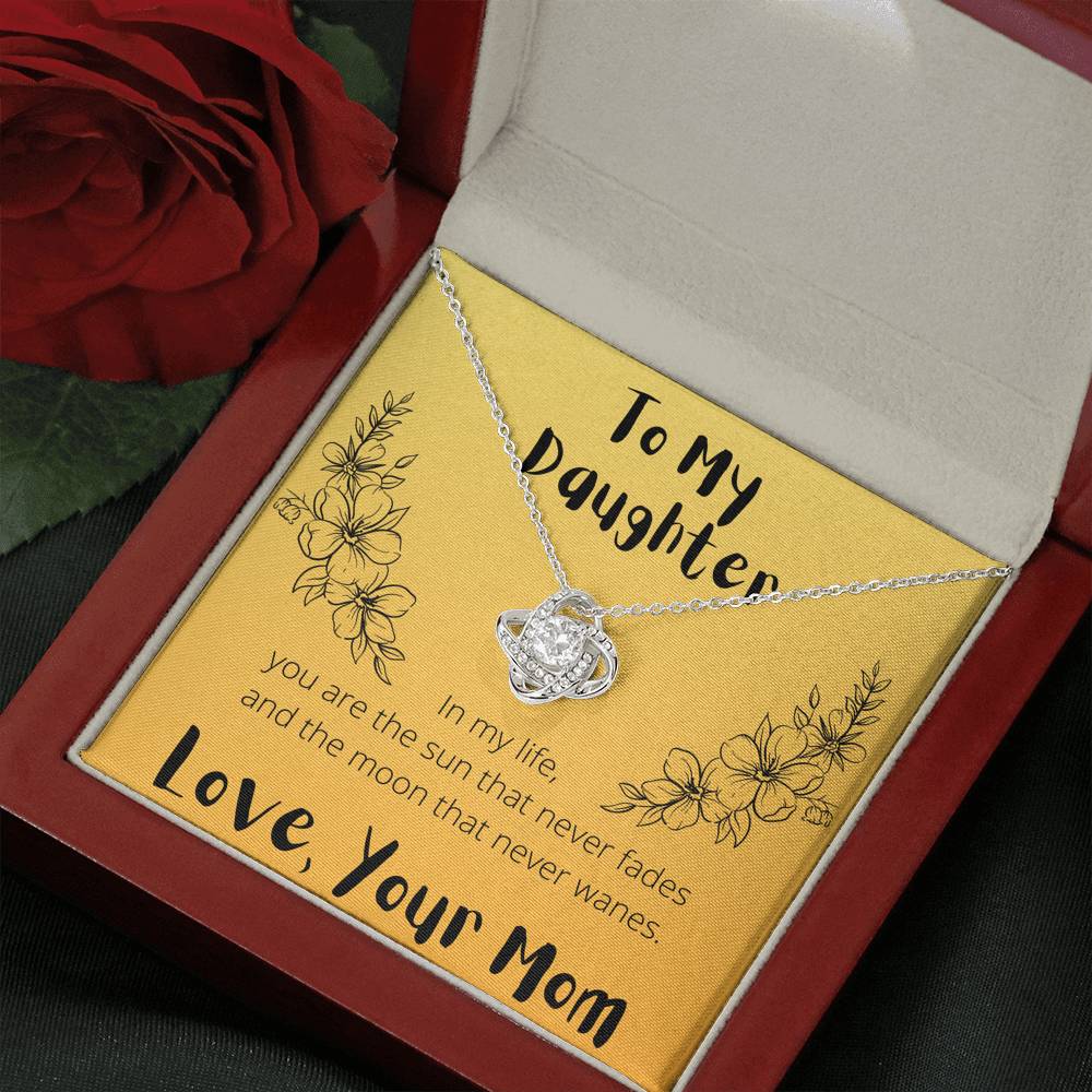 To My Daughter You Are The Sun Necklace