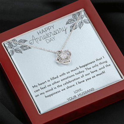 Wedding Anniversary Knot Necklace
