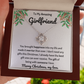 To My Girlfriend Love Knot Merry Christmas Necklace