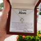 To My Caring Mom From Son Love Knot Necklace