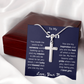 To My Son From Your Mom Cross Necklace