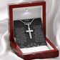 To My Son Religious Cross Necklace